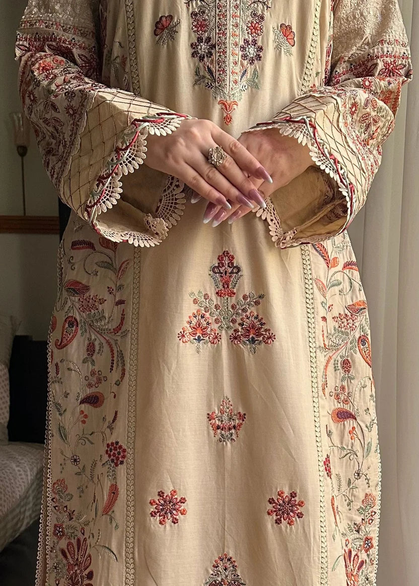 3-Piece Embroidered Lawn Suit