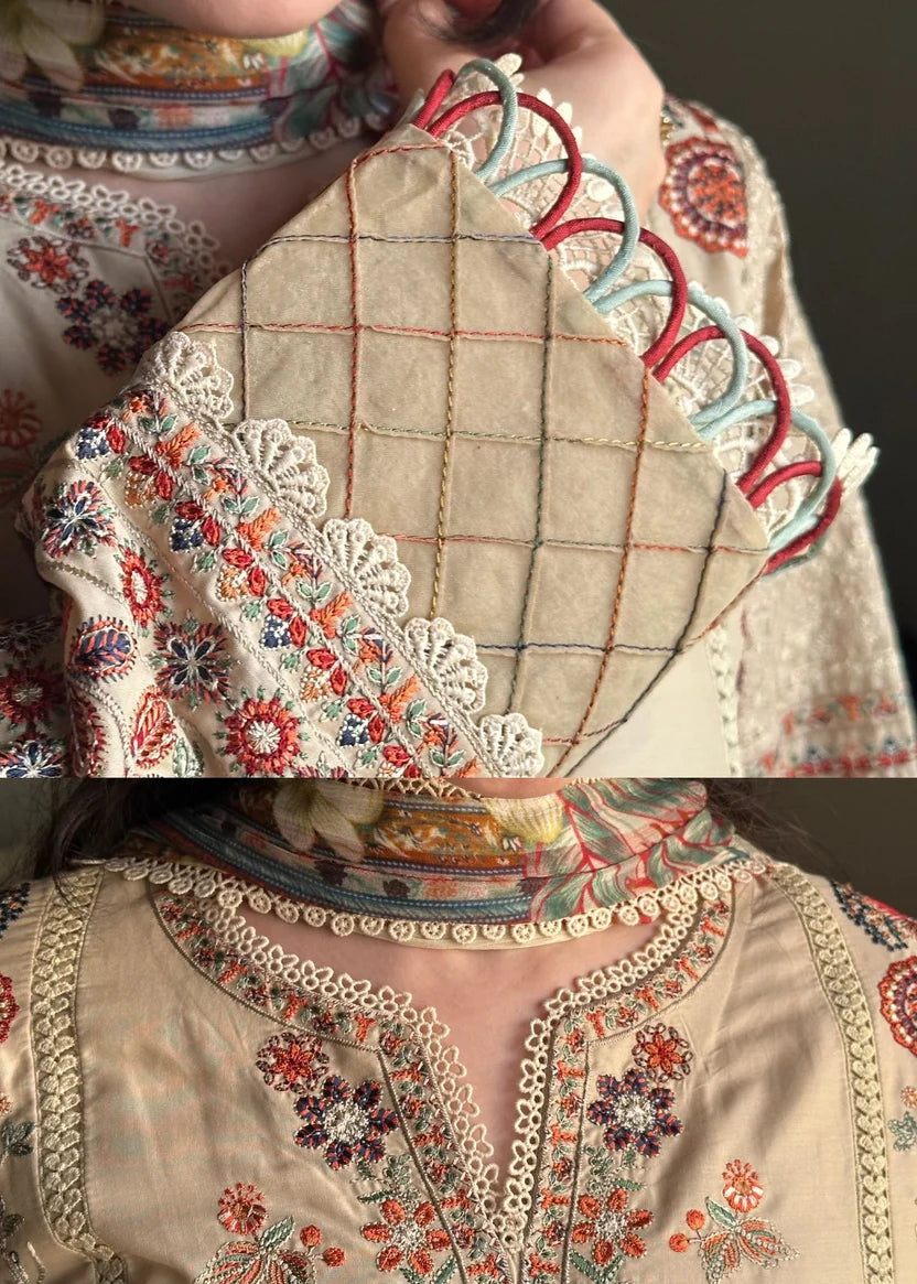 3-Piece Embroidered Lawn Suit