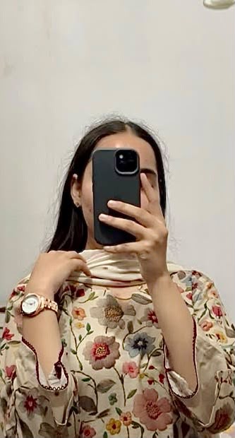 Floral Printed 3-Piece Embroidered Suit